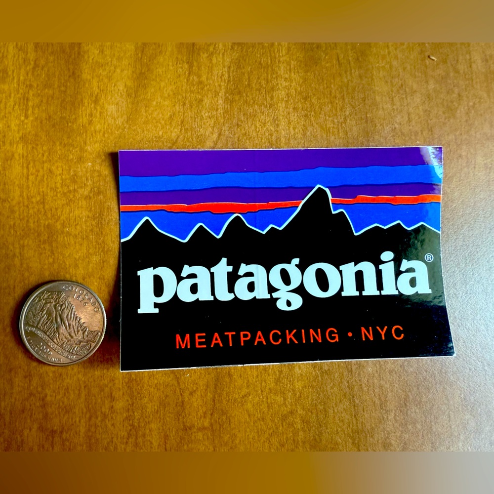 Patagonia Meatpacking NYC sticker